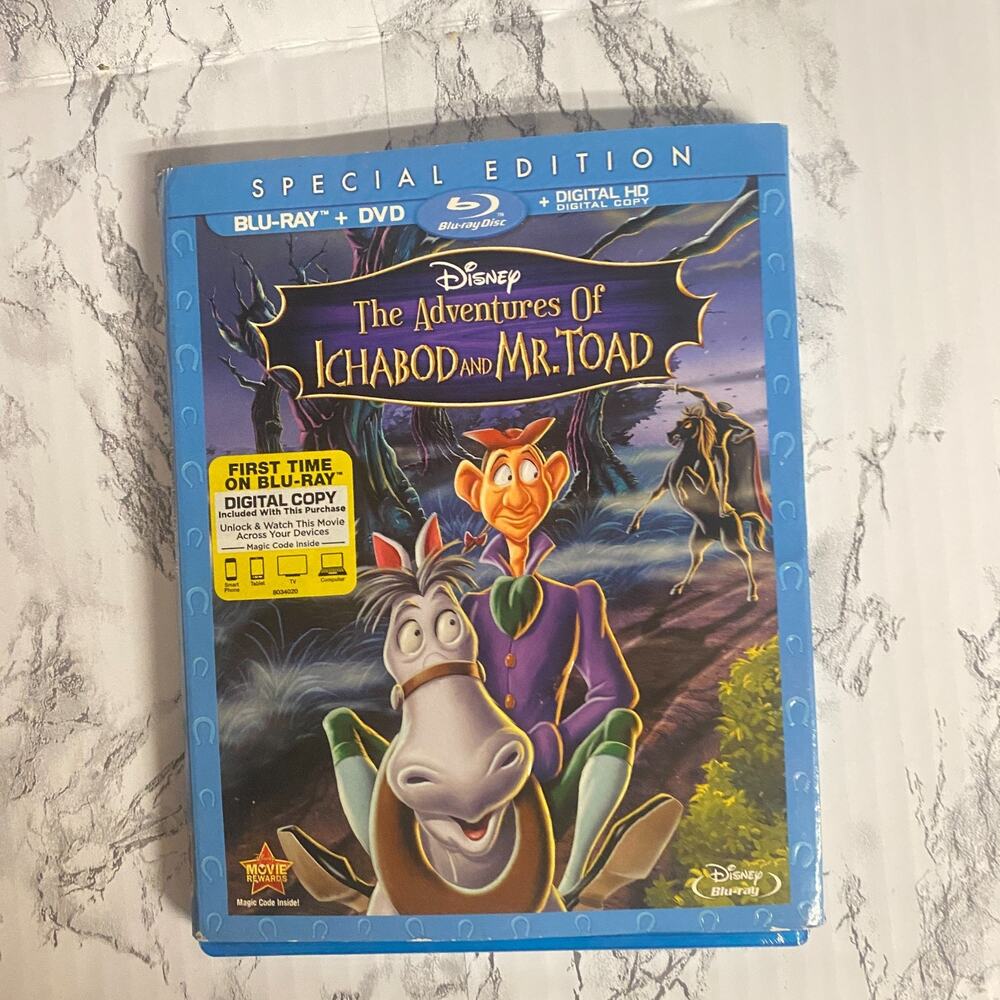 The Adventures of Ichabod and Mr. Toad (Blu-ray, 1949)